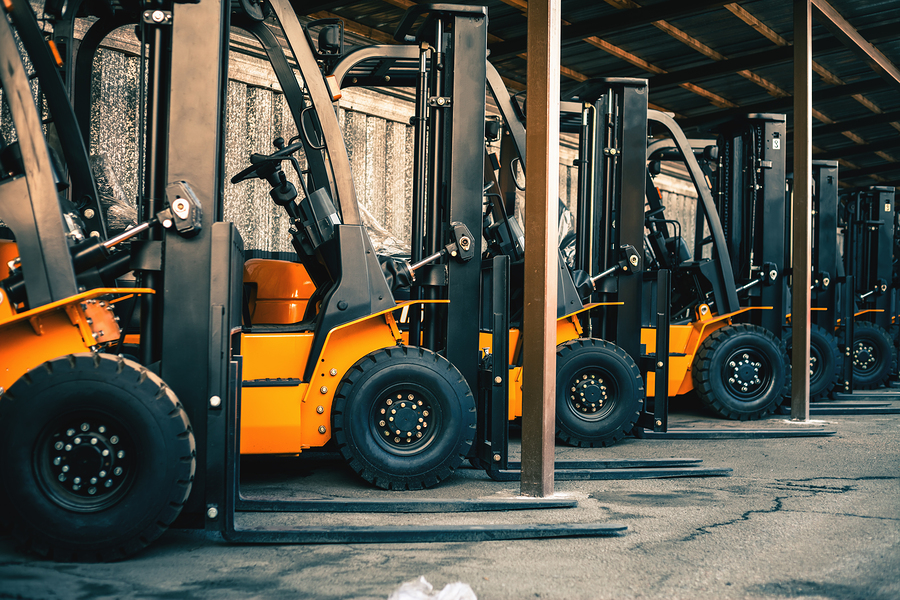Background Of A Lot Of Forklifts, Reliable Heavy Loader, Truck. Background of a lot of forklifts, reliable heavy loader, truck. Heavy duty equipment, forklift